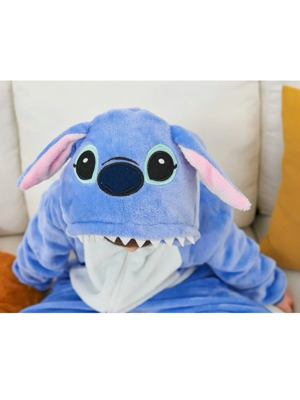 NWT Stitch Plush Hooded Plush Fleece Onesie Pajamas Unisex Kids  🛍️ 2/$10•3/$12